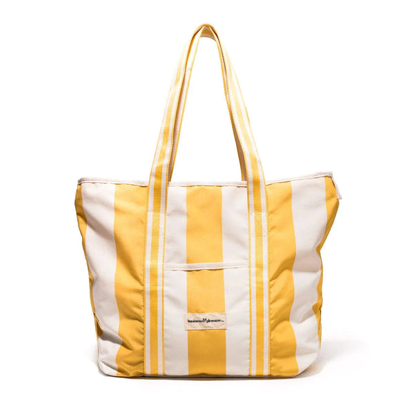 THE BEACH BAG | Crew Mimosa Yellow Stripe
