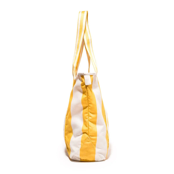 THE BEACH BAG | Crew Mimosa Yellow Stripe