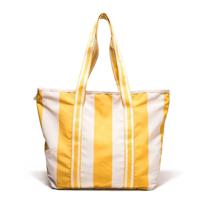THE BEACH BAG | Crew Mimosa Yellow Stripe