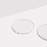 Fazeek | TWO X WAVE SIDE PLATES | White