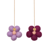 FELT FLOWER FRESHENERS in Amber + Lavender by Home Dwellers