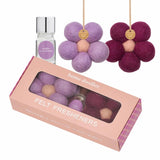 FELT FLOWER FRESHENERS in Amber + Lavender by Home Dwellers