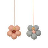 FELT FLOWER FRESHENERS in Blue Cypress + Jasmine by Home Dwellers
