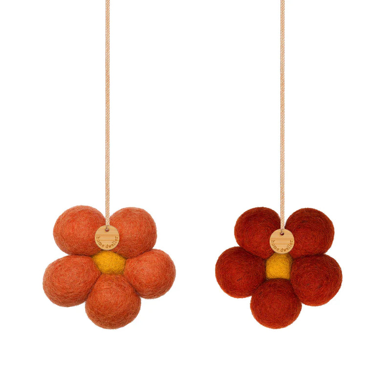 FELT FLOWER FRESHENERS in Flower Garden by Home Dwellers