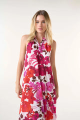 MOLLY COTTON DRESS in Flamenco Pink from Oneseason