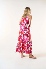 MOLLY COTTON DRESS in Flamenco Pink from Oneseason