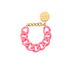 FLAT CHAIN BRACELET in Raspberry by Vanessa Baroni