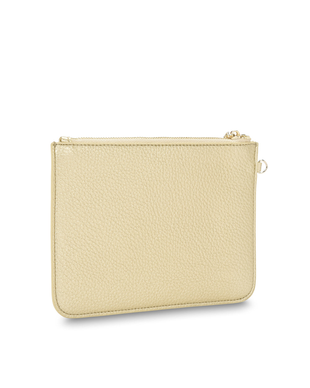 FLAT POUCH in Gold by Elms and King