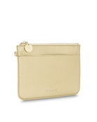 FLAT POUCH in Gold by Elms and King