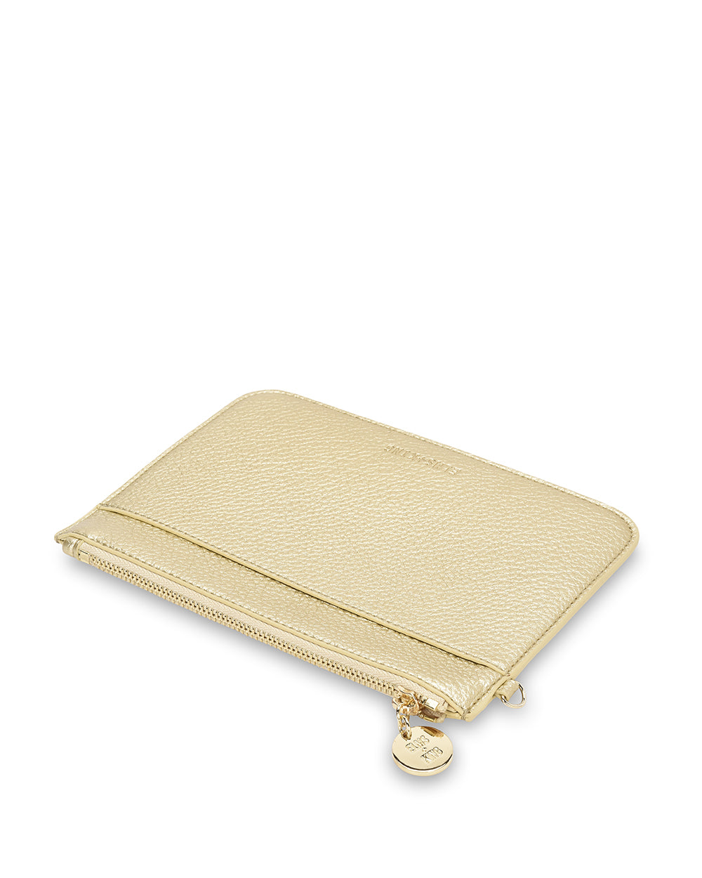 FLAT POUCH in Gold by Elms and King