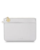 FLAT POUCH in Silver by Elms and King