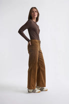 FREYA VELVET JEAN in Toffee Velvet by Kireina