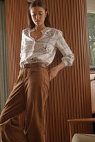 FREYA VELVET JEAN in Toffee Velvet by Kireina