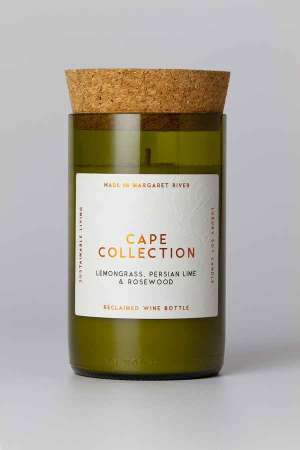 CAPE COLLECTION CANDLE in Lemongrass, Lime + Rosewood