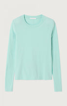 GAMIPY LONG SLEEVE TEE Gami28 in Jade in White by American Vintage