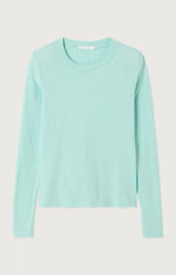 GAMIPY LONG SLEEVE TEE Gami28 in Jade in White by American Vintage