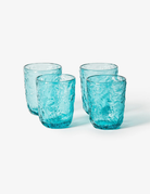 GEM TUMBLERS SET OF 4 in Blue by Bonnie and Neil