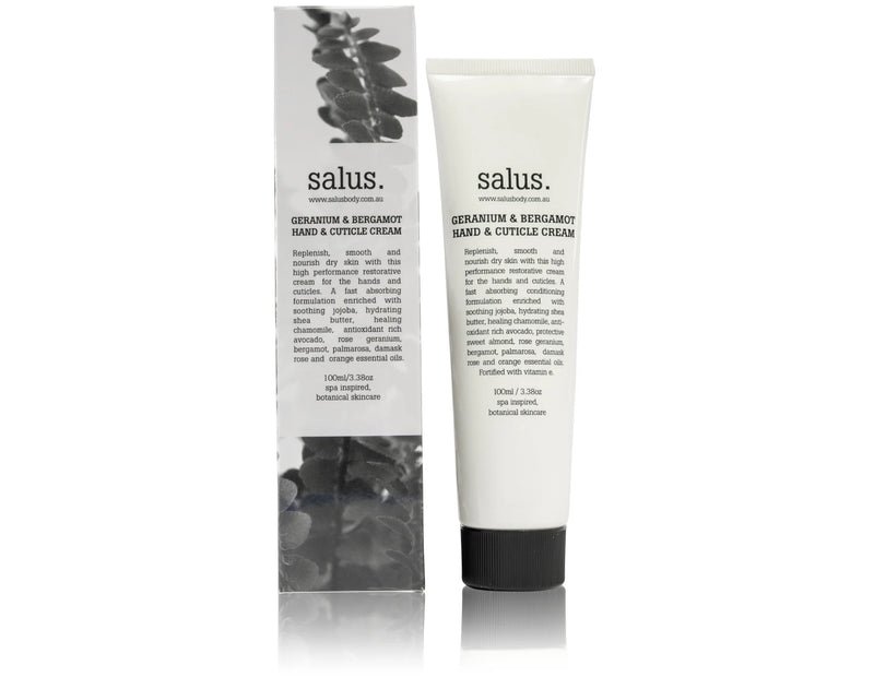 Geranium + Bergamot Hand & Cuticle Cream by SALUS