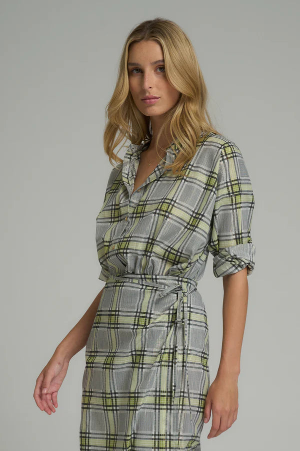 GINGER CHECK SHIRT in Stratford Check, by Lilya