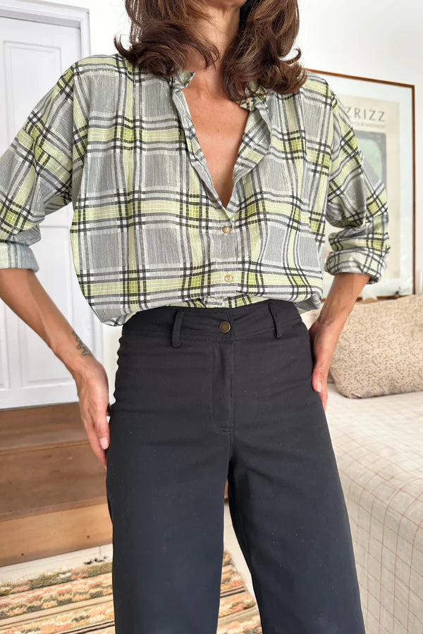 GINGER CHECK SHIRT in Stratford Check, by Lilya