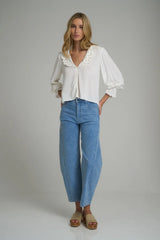 GUILDFORD JEAN in Pale Blue, by Lilya
