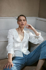 GUILDFORD JEAN in Pale Blue, by Lilya
