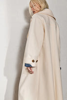 GWYNETH COAT in IVORY from Kireina