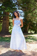 HATTIE DRESS in Royal Antique from Aston Studio