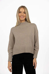 SERA JUMPER in Mushroom by Humidity Lifestyle