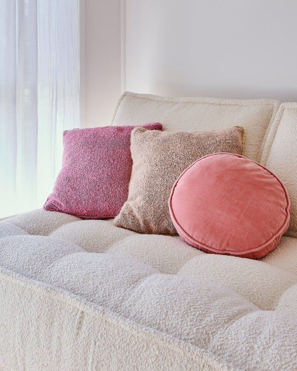 VELVET PEA CUSHION | Dusty Rose