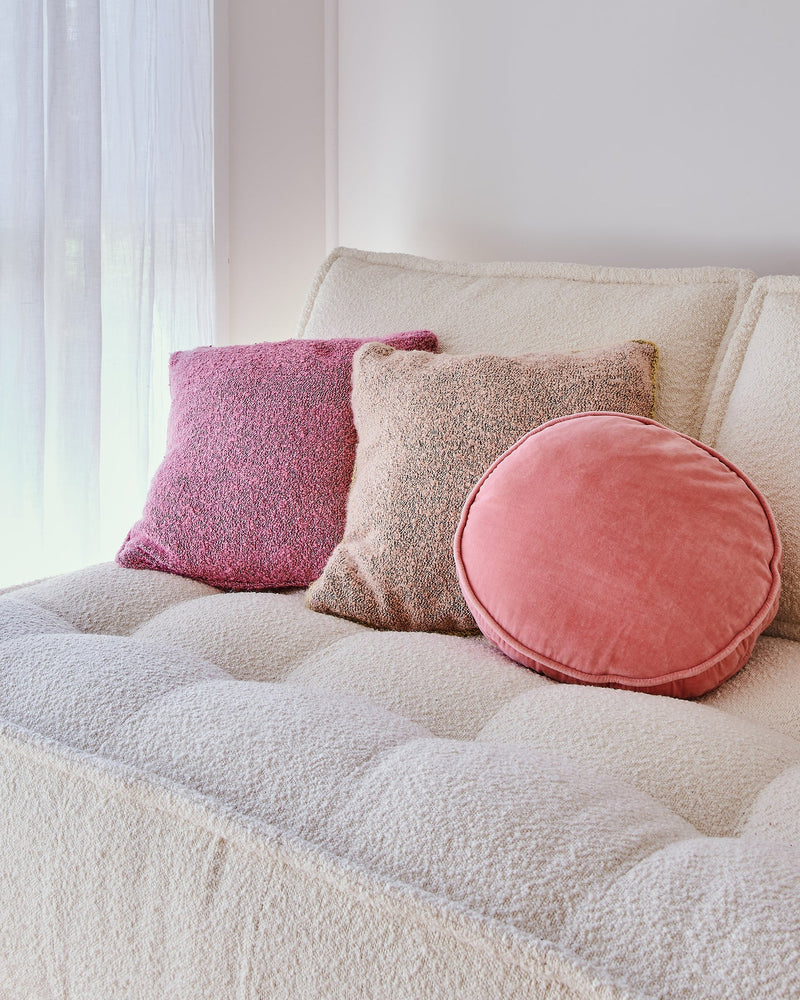 VELVET PEA CUSHION | Dusty Rose