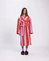 HOMMEY ROBE | Grapefruit Stripes