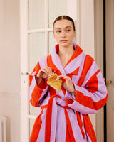 HOMMEY ROBE | Grapefruit Stripes