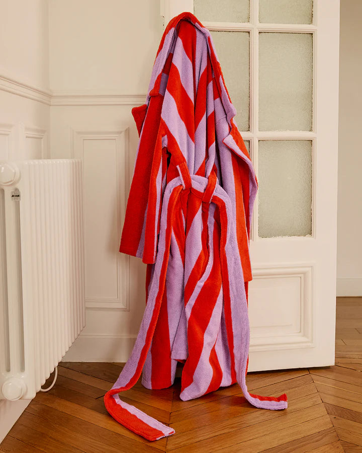 HOMMEY ROBE | Grapefruit Stripes