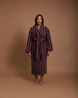 HOMMEY ROBE in Blackberry from Hommey