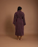 HOMMEY ROBE in Blackberry from Hommey