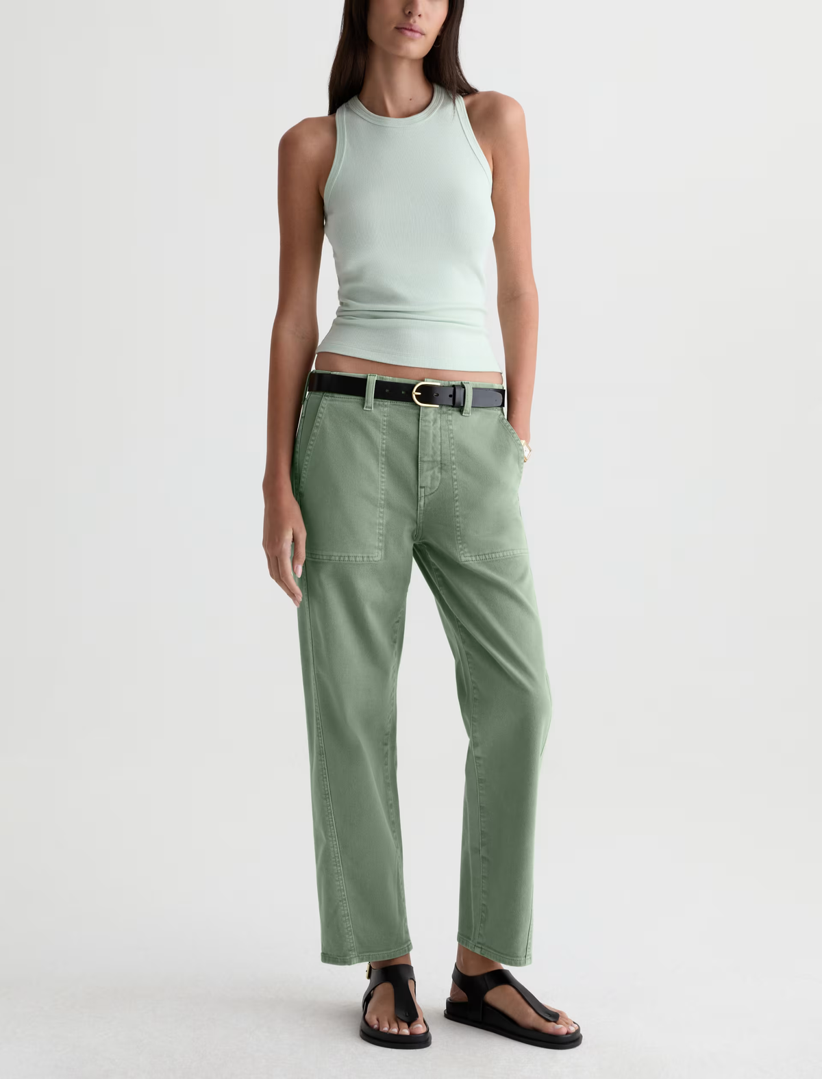 ANALEIGH JEAN in Sulfur Faded Moss by AG Jeans