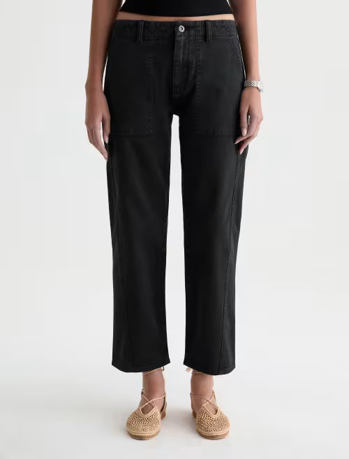 ANALEIGH JEAN in Sulfur Super Black by AG Jeans