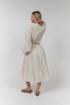 HAILEY LONG SLEEVE SHIRT in Creme by Lollys Laundry at Darling and Domain