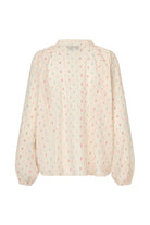HAILEY LONG SLEEVE SHIRT in Creme by Lollys Laundry at Darling and Domain
