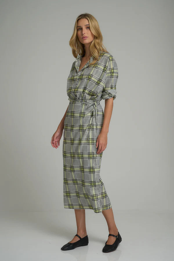 HANA CHECK SKIRT | Stratford Check, by Lily