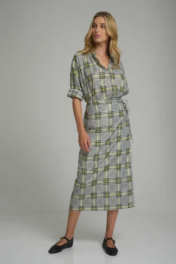 HANA CHECK SKIRT | Stratford Check, by Lily