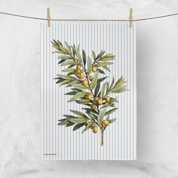 TEA TOWEL in Olive Branch by Home Dwellers