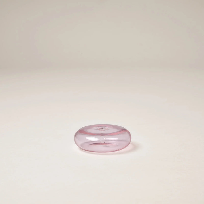INCENSE HOLDER GLASS VESSEL | Pink