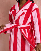 Hommey Robe cherry stripe