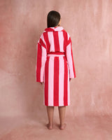 Hommey Robe cherry stripe