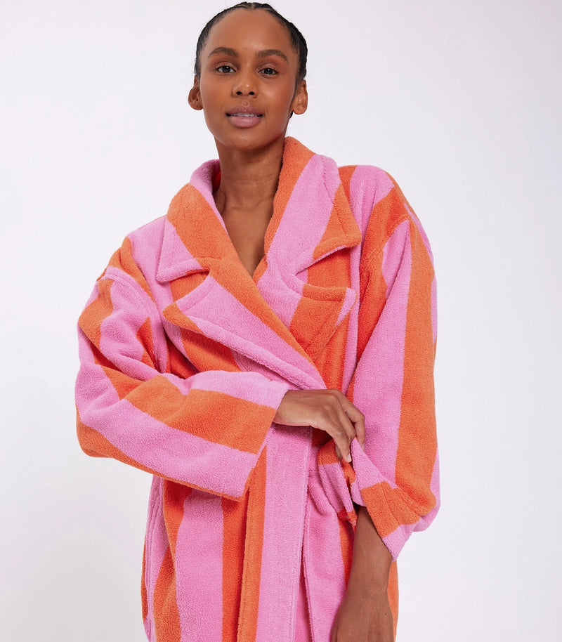 HOMMEY ROBE | Sherbert Stripes