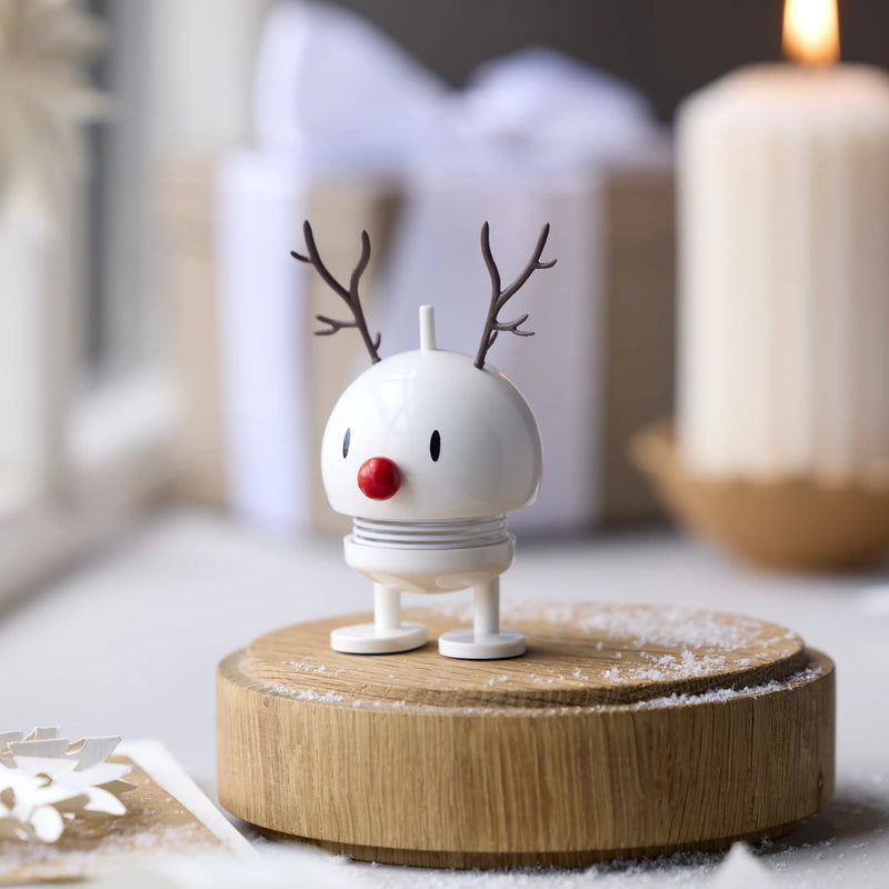 HOPTIMIST REINDEER BUMBLE SMALL | White