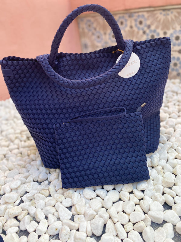 Mon Milou | CAPRI LARGE TOTE | Navy