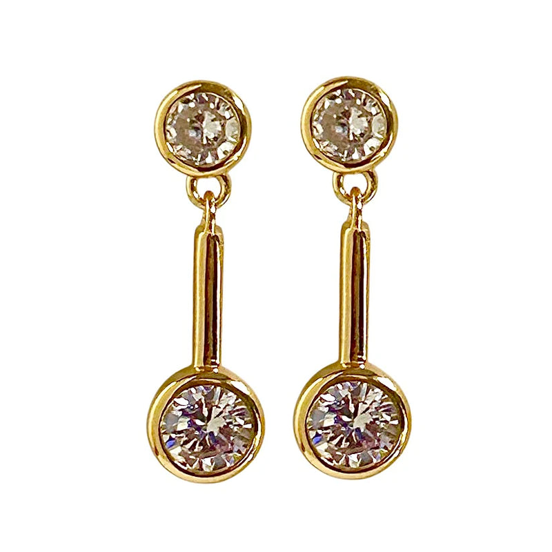 CHARLOTTE CRYSTAL EARRINGS